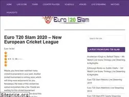 Sites similar to theeurot20slam.com