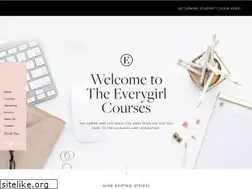 Sites similar to theeverygirlcourses.com