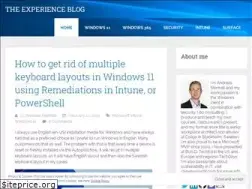 Sites similar to theexperienceblog.com