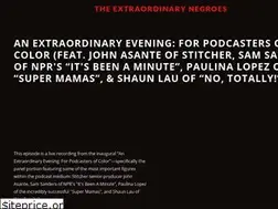 Sites similar to theextraordinarynegroes.com
