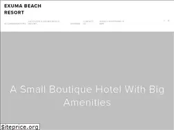 Sites similar to theexumabeachresort.com