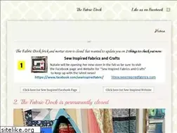 Sites similar to thefabricdock.com