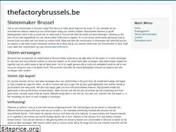 Sites similar to thefactorybrussels.be