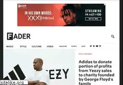 Sites similar to thefader.com