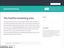 Sites similar to thefaithfulmufc.wordpress.com