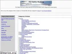 Sites similar to thefaithfulword.org