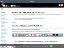 Sites similar to thefakegeek.com