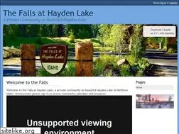Sites similar to thefallsathaydenlake.com