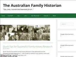 Sites similar to thefamilyhistorian.com.au