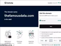 Sites similar to thefamousdata.com
