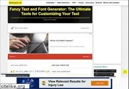 Sites similar to thefancytext.com