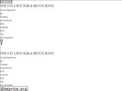 Sites similar to thefatladyrestaurant.com