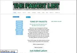 Sites similar to thefaucetlist.weebly.com