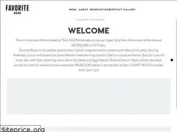 Sites similar to thefavoritebistro.com