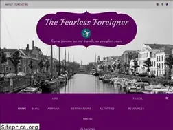Sites similar to thefearlessforeigner.com