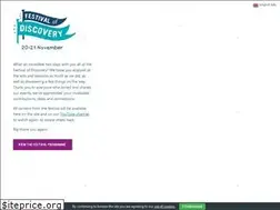 Sites similar to thefestivalofdiscovery.com