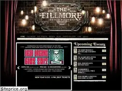 Sites similar to thefillmore.com