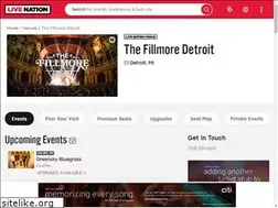 Sites similar to thefillmoredetroit.com