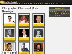 Sites similar to thefilmography.com