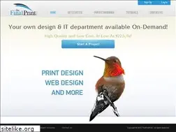 Sites similar to thefinalprint.com