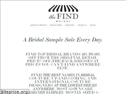 Sites similar to thefindbridal.com