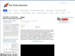 Sites similar to thefinitelement.com