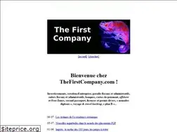 Sites similar to thefirstcompany.com