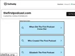 Sites similar to thefirstpodcast.com