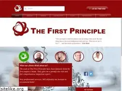 Sites similar to thefirstprinciple.co.uk