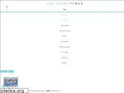 Sites similar to thefirsttimes.jp