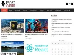 Sites similar to thefirstwrite.com