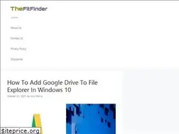 Sites similar to thefitfinder.co.uk