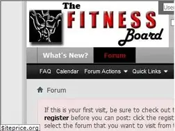 Sites similar to thefitnessboard.com
