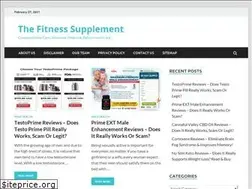 Sites similar to thefitnesssupplement.com