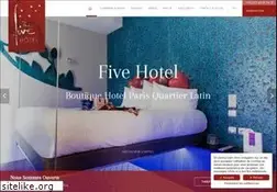 Sites similar to thefivehotel.com