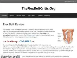 Sites similar to theflexbeltcritic.org