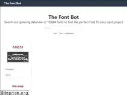 Sites similar to thefontbot.com
