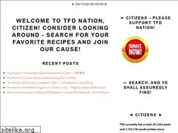 Sites similar to thefooddictator.com