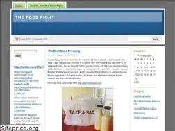 Sites similar to thefoodfight.wordpress.com