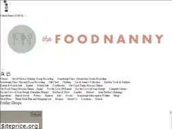 Sites similar to thefoodnanny.com