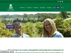 Sites similar to thefoodproject.org