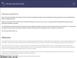 Sites similar to thefootandankleclinic.com