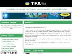 Sites similar to thefootballarchive.co.uk