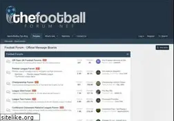 Sites similar to thefootballforum.net