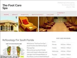 Sites similar to thefootcarespa.net