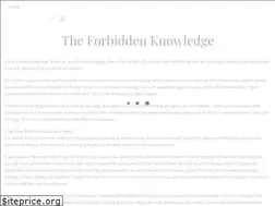 Sites similar to theforbiddenknowledge.com