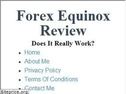 Sites similar to theforexequinoxreview.com
