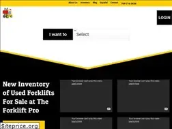 Sites similar to theforkliftpro.com