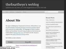 Sites similar to thefourtheye.in