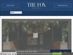 Sites similar to thefoxpub.co.uk